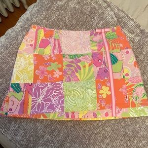 Vintage Lilly Pulitzer Patchwork Skort